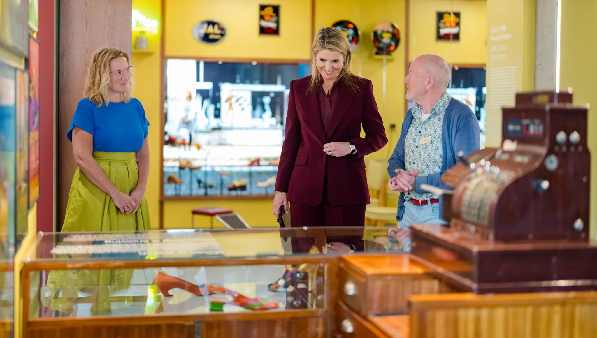 Queen Maxima's visit to the Schoenenkwartier in Waalwijk. Photo by Marco De Swart