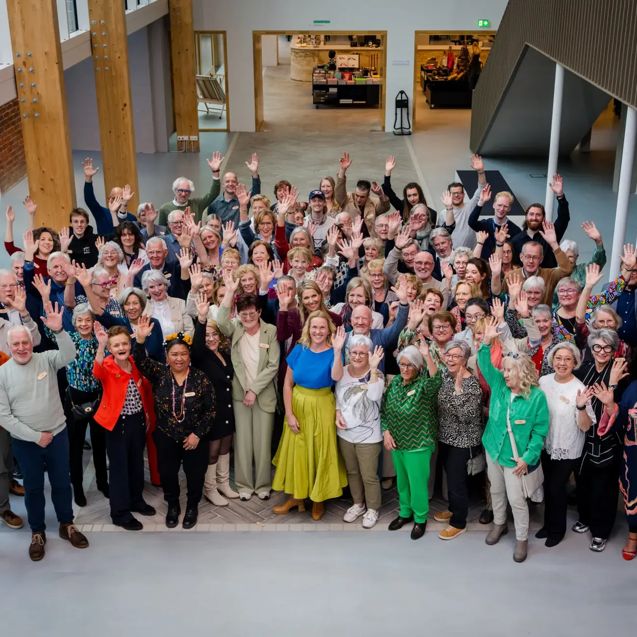 Queen Maxima's visit to the Schoenenkwartier in Waalwijk. Photo by Marco De Swart