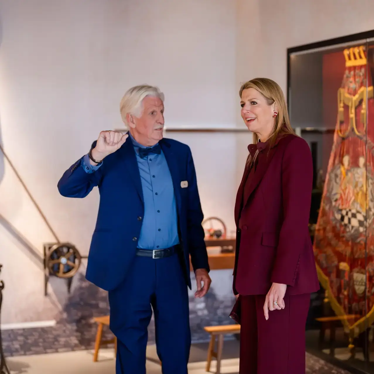Queen Maxima's visit to the Schoenenkwartier in Waalwijk. Photo by Marco De Swart