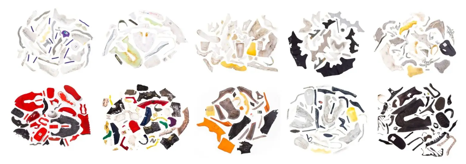 Loose parts of sneakers